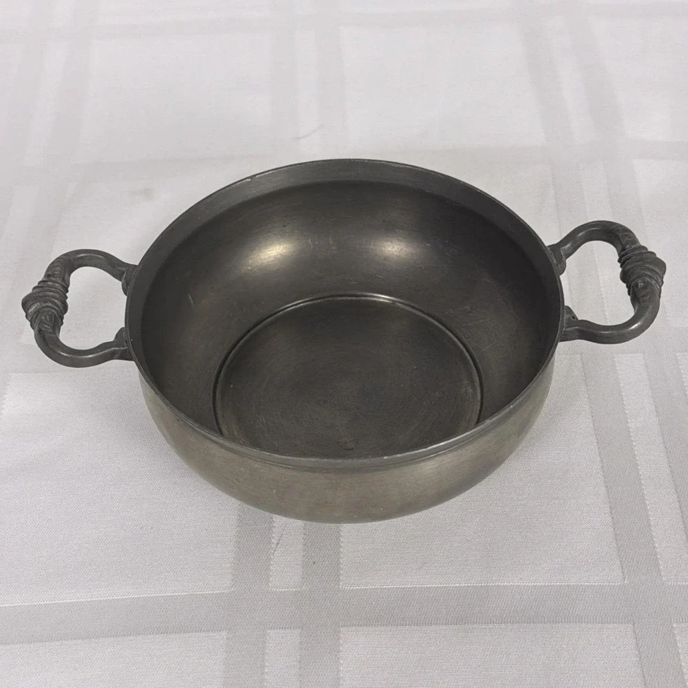 Antique Royal Holland Pewter two Handled Bowl